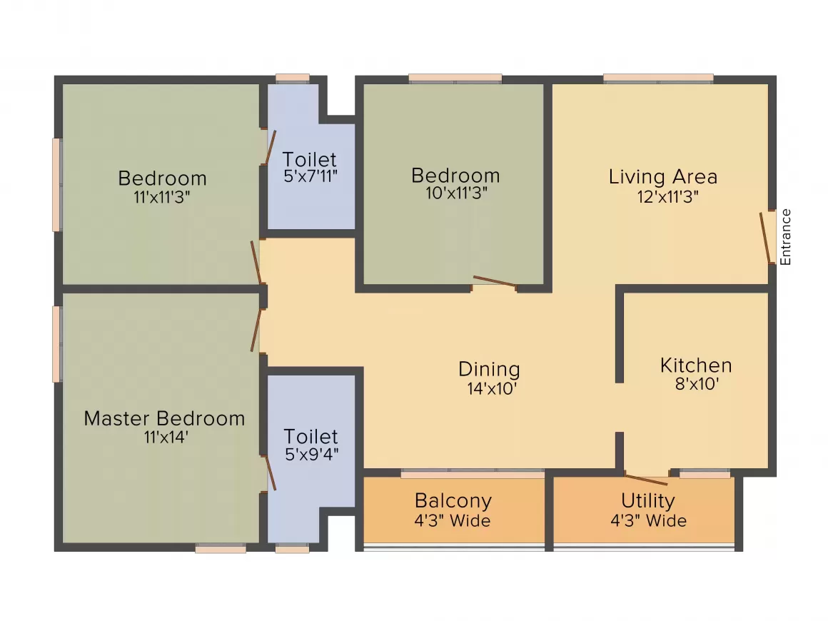 Floor plan for Sahiti Kartheikeya Panorama